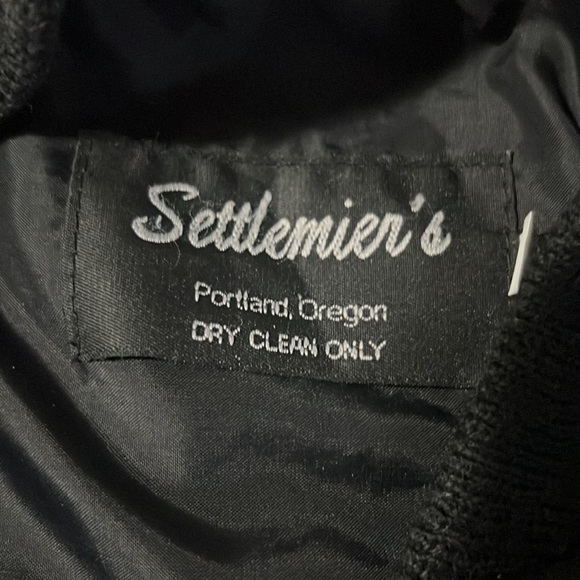 Host Pick🤎Ashcroft Motorcycles Embroidered Letterman Jacket punk goth skull - Picture 5 of 7